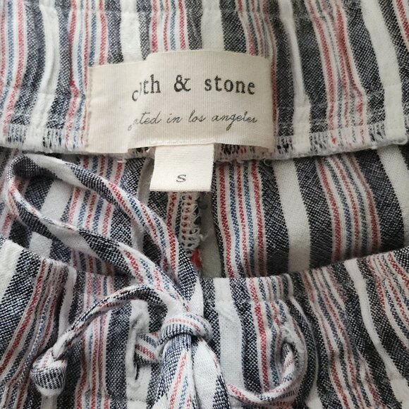 Anthropologie Cloth & Stone Women's Striped Wide Leg Pants Size S - Picture 5 of 5